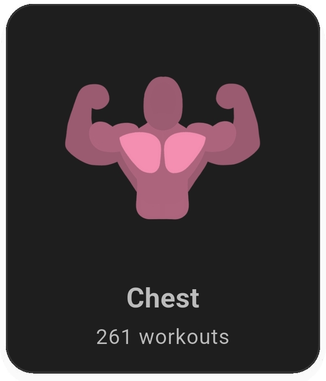 Chest exercise illustration